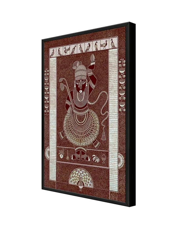 Box_Fiber_Frame_Modern_Metallic_Red_Flowers_Canvas_Wrapped_Painting_-_Stunning_Texture_&_Intricate_Design