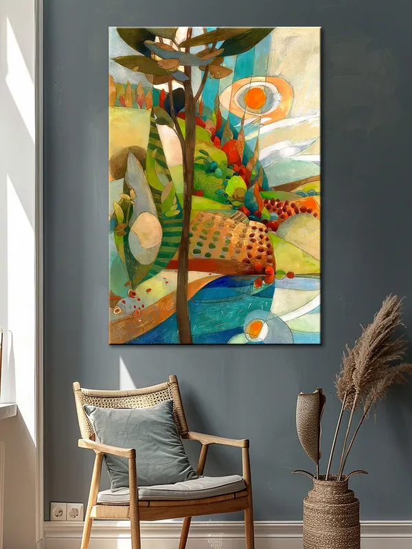 Hummingbird_In_Vibrant_Colors_Canvas_Wrapped_Painting_-_Stunning_Bird_In_Flight_Art_For_Home,_Office,_Or_Bedroom