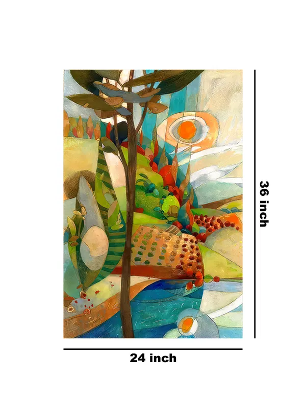Hummingbird_In_Vibrant_Colors_Canvas_Wrapped_Painting_-_Stunning_Bird_In_Flight_Art_For_Home,_Office,_Or_Bedroom