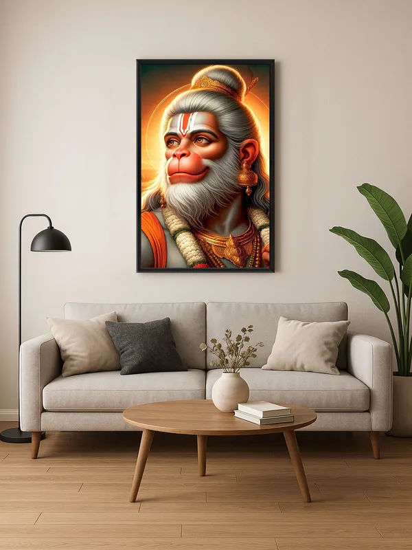Box_Fiber_Frame_Divine_Hanuman_Canvas_Art_In_Warm_Tones_-_Spiritual_Wall_Decor_For_Meditation_And_Worship_Spaces