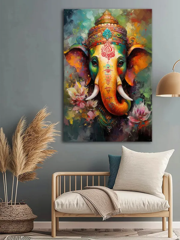 Colorful_Ganesha_Canvas_Painting_-_Vibrant_Spiritual_Wall_Art_For_Home_And_Temple_Decor