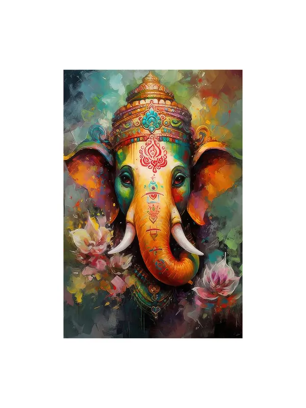 Colorful_Ganesha_Canvas_Painting_-_Vibrant_Spiritual_Wall_Art_For_Home_And_Temple_Decor