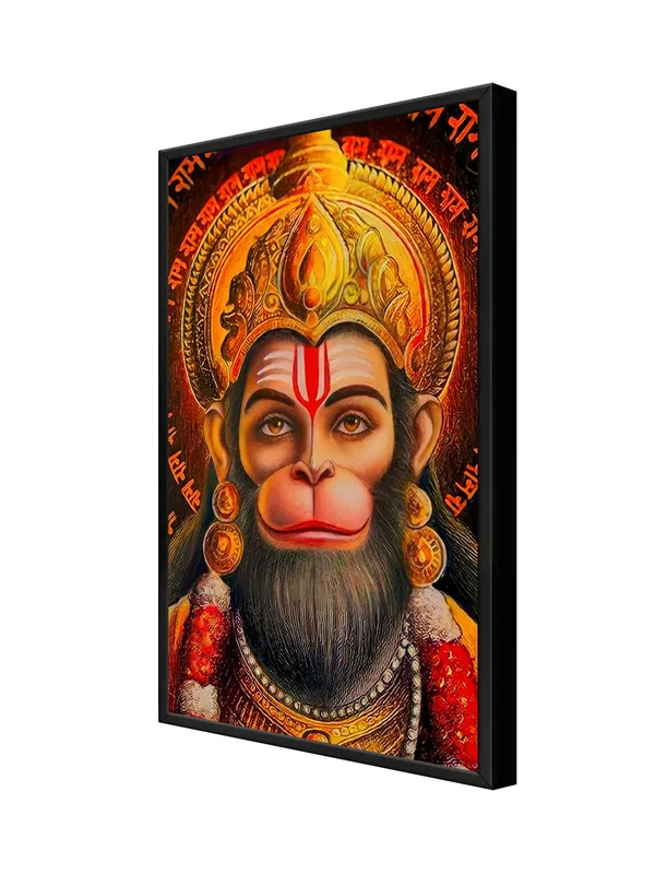 Box_Fiber_Frame_Lord_Hanuman_Portrait_Canvas_Art_In_Rich_Colors_-_Spiritual_Wall_Decor_For_Devotional_Spaces
