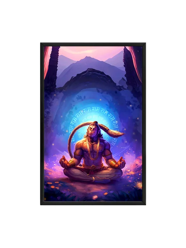 Box_Fiber_Frame_Hanuman_Meditation_Canvas_Painting_In_Vibrant_Colors_-_Spiritual_Wall_Art_For_Meditation_Spaces