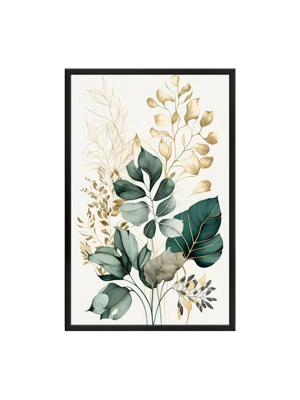 Box_Fiber_Frame_Minimalist_Green_And_Gold_Leaf_Canvas_Art_-_Elegant_Wall_Decor_For_Contemporary_Interiors