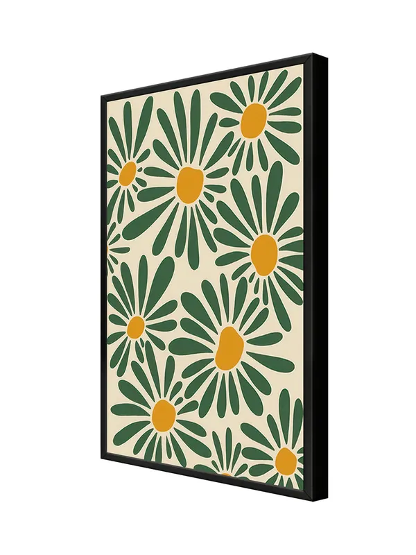 Box_Fiber_Frame_Retro_Daisy_Canvas_Art_In_Green_And_Yellow_-_Vintage-Inspired_Wall_Decor_For_Modern_Spaces