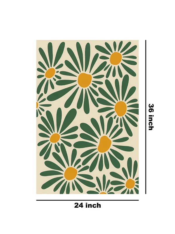 Retro_Daisy_Canvas_Art_In_Green_And_Yellow_-_Vintage-Inspired_Wall_Decor_For_Modern_Spaces
