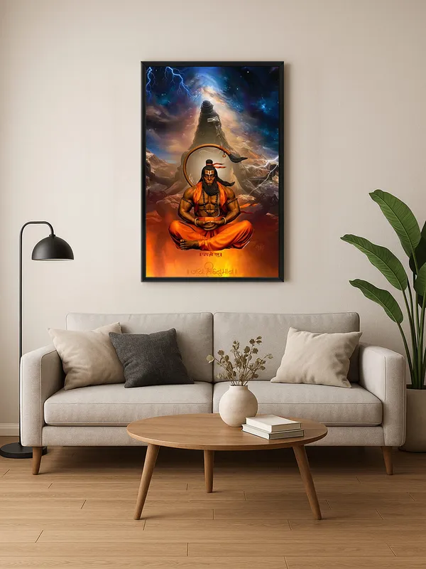 Box_Fiber_Frame_Hanuman_Meditative_Canvas_Art_-_Spiritual_Wall_Decor_For_Devotional_Spaces