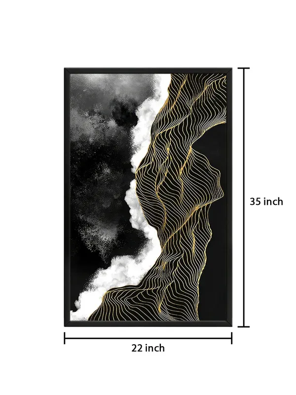 Box_Fiber_Frame_Abstract_Black_And_White_Canvas_Art_With_Golden_Lines_-_Contemporary_Wall_Decor_For_Elegant_Homes