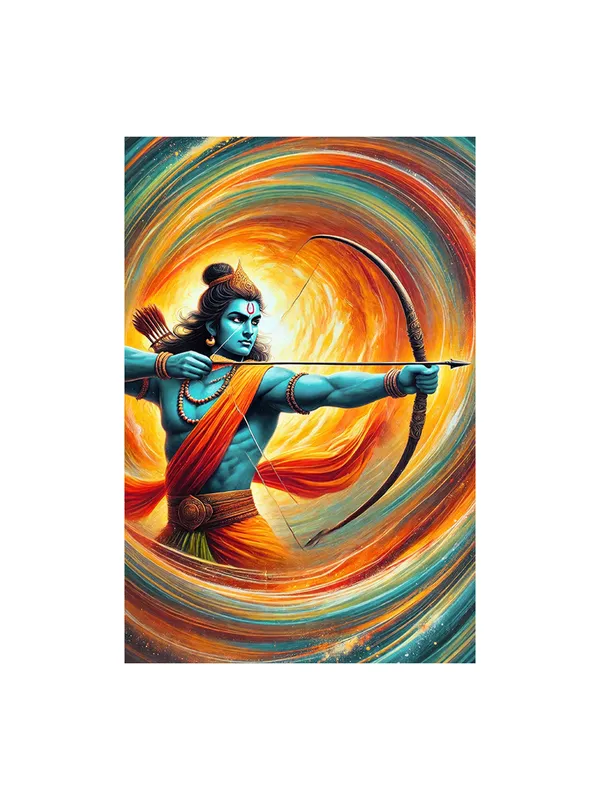 Lord_Rama_In_Action_Canvas_Art_-_Dynamic_Spiritual_Wall_Decor_For_Devotional_Spaces