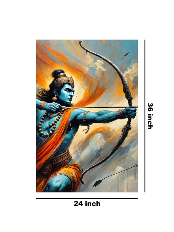 Lord_Rama_Archery_Canvas_Art_-_Dynamic_Wall_Decor_For_Spiritual_And_Devotional_Spaces