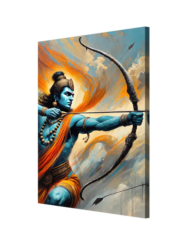 Lord_Rama_Archery_Canvas_Art_-_Dynamic_Wall_Decor_For_Spiritual_And_Devotional_Spaces