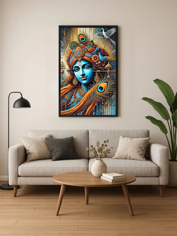 Box_Fiber_Frame_Lord_Krishna_With_Peacock_Feathers_Canvas_Art_-_Divine_Wall_Decor_For_Devotional_Spaces