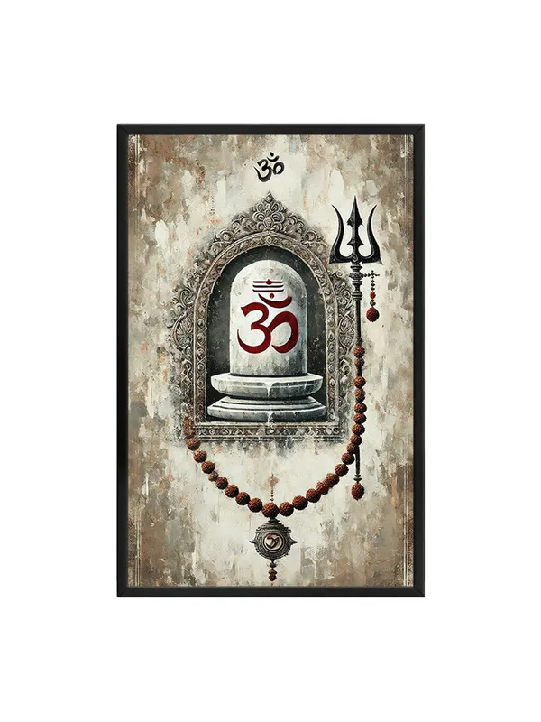 Box_Fiber_Frame_Om_And_Shiva_Lingam_Canvas_Art_-_Devotional_Wall_Decor_For_Spiritual_Spaces