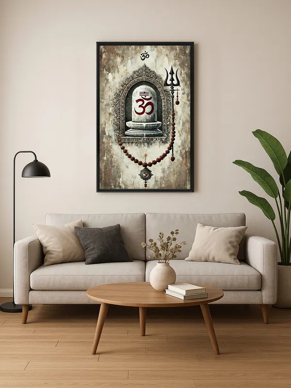 Box_Fiber_Frame_Om_And_Shiva_Lingam_Canvas_Art_-_Devotional_Wall_Decor_For_Spiritual_Spaces