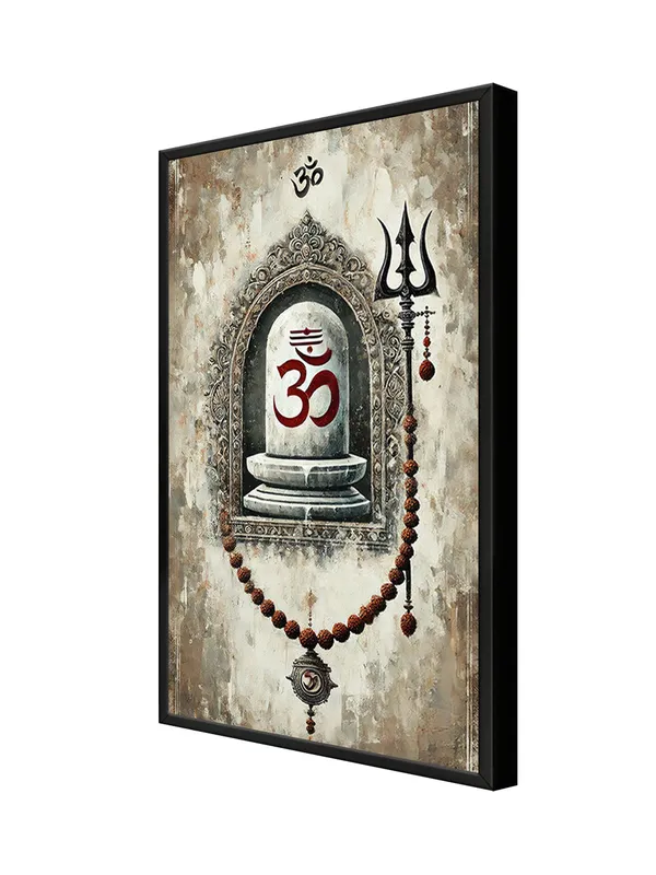Box_Fiber_Frame_Om_And_Shiva_Lingam_Canvas_Art_-_Devotional_Wall_Decor_For_Spiritual_Spaces