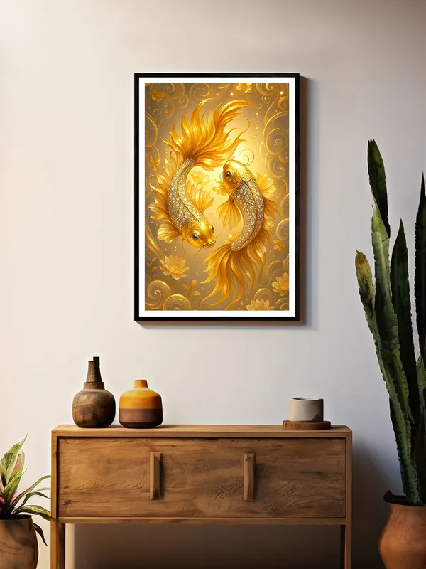Luxury_Golden_Koi_Fish_Diamond_Pattern_|_Box_Fiber_Canvas_Painting_Frame_24X36_|_Elegant_Wall_D�cor_for_Living_Rooms_&_Hotels_BLF24360872