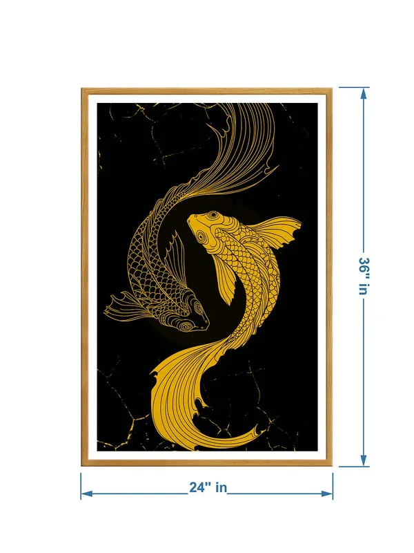 Luxury_Golden_Outline_Koi_Fish_Box_Fiber_Canvas_Painting_Frame_24x36_-_Abstract_Japanese_Wall_Art_GOF24360895