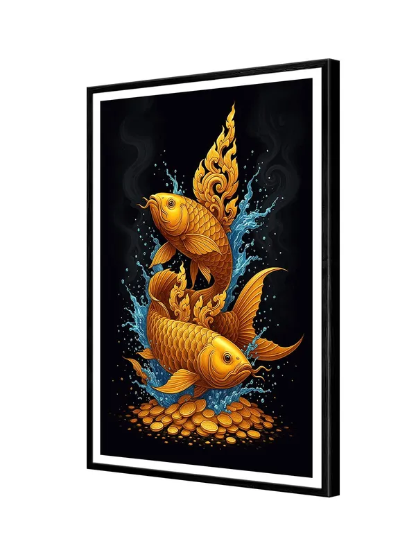 Box_Fiber_Canvas_Painting_Frame_-_Golden_Koi_Fish_Leaping_from_Waves_24x36_|_Symbolic_Success_&_Wealth_Canvas_BLF24360864