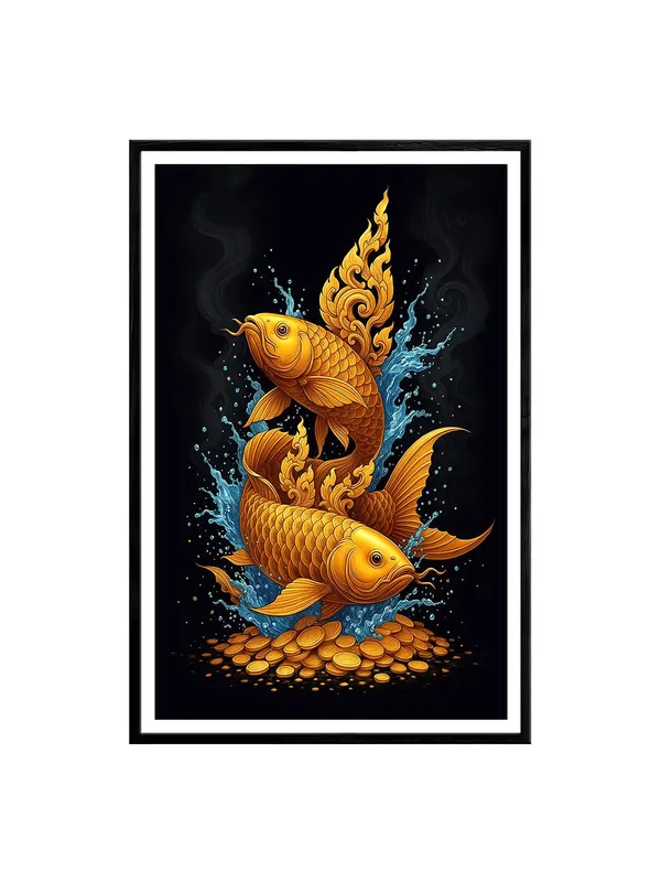 Box_Fiber_Canvas_Painting_Frame_-_Golden_Koi_Fish_Leaping_from_Waves_24x36_|_Symbolic_Success_&_Wealth_Canvas_BLF24360864