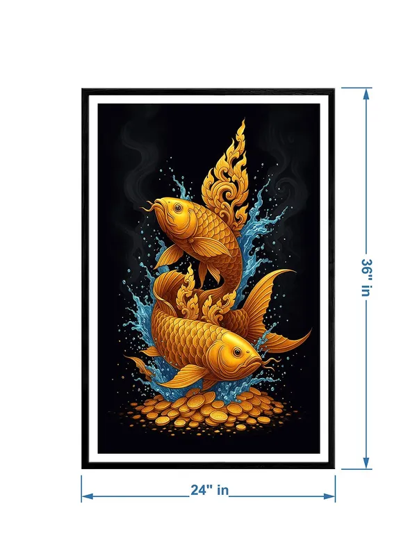 Box_Fiber_Canvas_Painting_Frame_-_Golden_Koi_Fish_Leaping_from_Waves_24x36_|_Symbolic_Success_&_Wealth_Canvas_BLF24360864