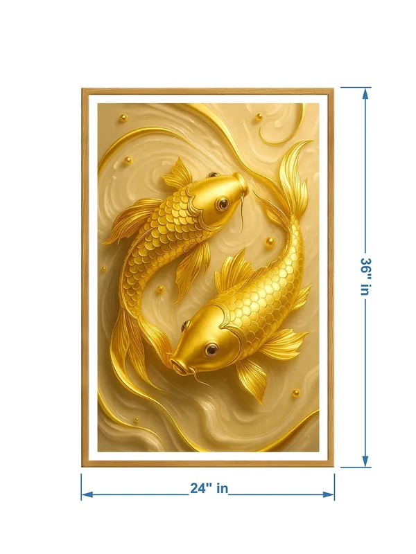 Box_Fiber_Canvas_Painting_Frame_-_Golden_Koi_Fish_Pair_Wall_Art_24x36_|_Elegant_Prosperity_Canvas_D�cor_GOF24360849
