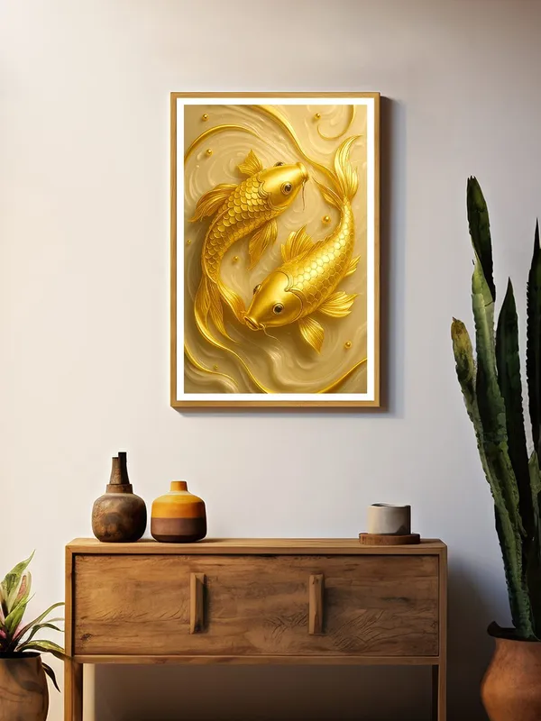 Box_Fiber_Canvas_Painting_Frame_-_Golden_Koi_Fish_Pair_Wall_Art_24x36_|_Elegant_Prosperity_Canvas_D�cor_GOF24360849