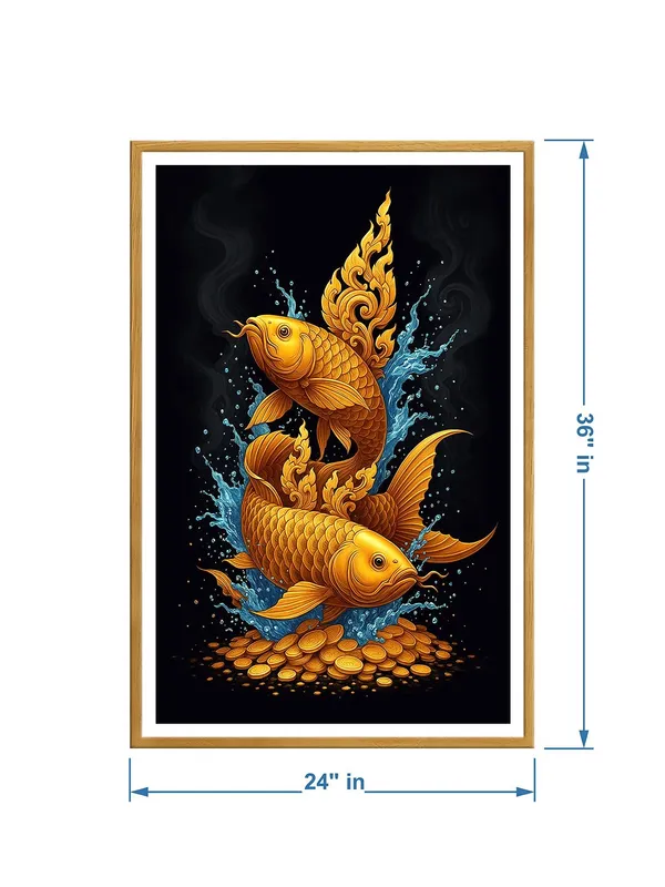 Box_Fiber_Canvas_Painting_Frame_-_Golden_Koi_Fish_Leaping_from_Waves_24x36_|_Symbolic_Success_&_Wealth_Canvas_GOF24360864