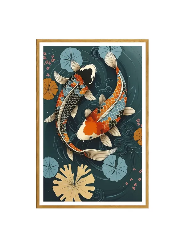 Yin-Yang_Koi_Pair_in_Lotus_Pond_|_Box_Fiber_Canvas_Frame_|_24x36_|_Harmonious_Traditional_Art_GOF24360930