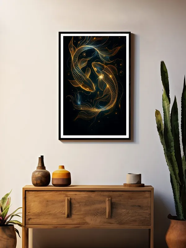 Neon_Koi_Fish_Yin_Yang_Canvas_-_24x36_Box_Fiber_Painting_Frame_|_Ethereal_Gold_Line_Art_|_Modern_Zen_Wall_Decor_|_Balance_&_Tranquility_BLF24360903