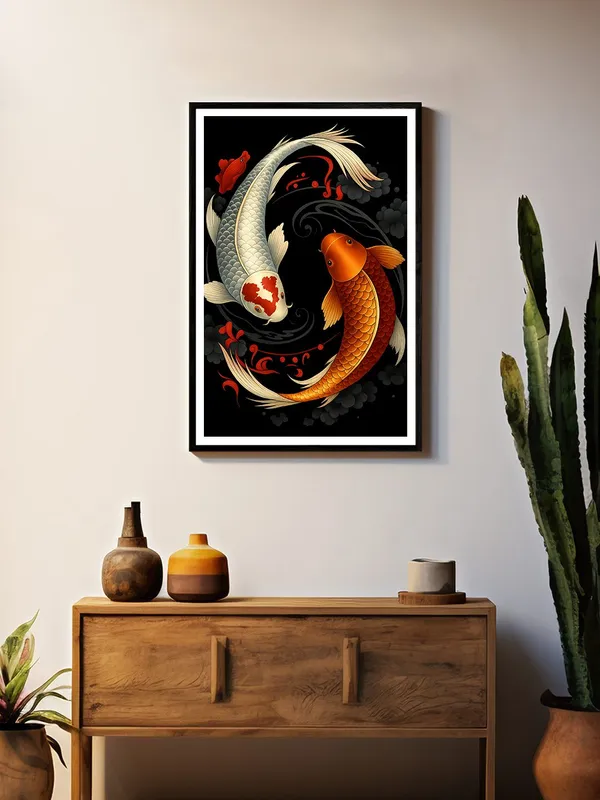 Koi_Fish_Yin_Yang_Harmony_Box_Fiber_Canvas_Painting_Frame_-_24x36_Inch_|_Feng_Shui_Wall_Art_for_Home,_Office,_Bedroom_&_Hotel_BLF24360896