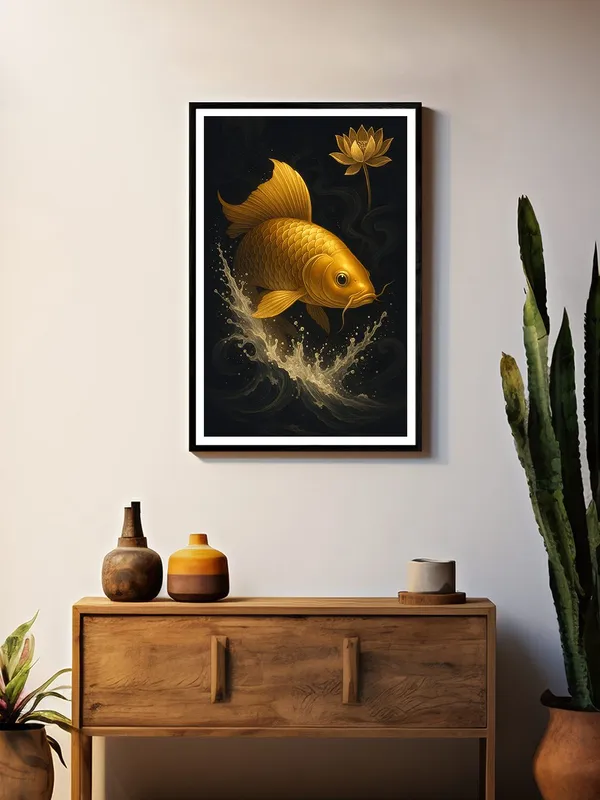 Gold_Koi_Fish_with_Lotus_Box_Fiber_Canvas_Painting_Frame_-_24x36_Inch_|_Zen_Style_Wall_Art_for_Meditation_&_Decor_BLF24360898