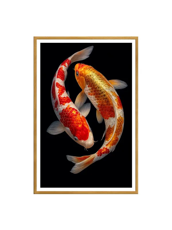 Realistic_Dual_Koi_Fish_Canvas_-_24x36_Box_Fiber_Frame_|_Gold_&_Red_High_Detail_Wall_Art_|_Black_Background_Modern_Decor_GOF24360918