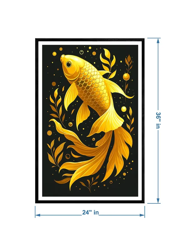 Box_Fiber_Canvas_Painting_Frame_-_Golden_Koi_Fish_on_Black_Background_24x36_|_Modern_Graphic_Wall_Decor_BLF24360857