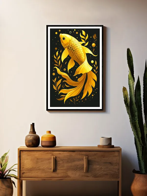 Box_Fiber_Canvas_Painting_Frame_-_Golden_Koi_Fish_on_Black_Background_24x36_|_Modern_Graphic_Wall_Decor_BLF24360857