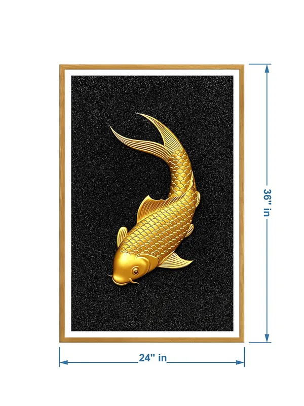 Gold_Koi_Fish_on_Black_Canvas_-_24x36_Box_Fiber_Frame_|_Luxury_Minimal_Wall_Art_|_Wealth_Symbol_Artwork_|_Modern_Gold_Decor_GOF24360908