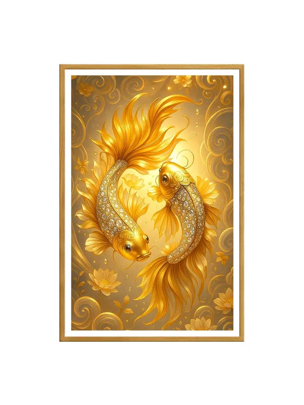 Luxury_Golden_Koi_Fish_Diamond_Pattern_|_Box_Fiber_Canvas_Painting_Frame_24X36_|_Elegant_Wall_D�cor_for_Living_Rooms_&_Hotels_GOF24360872