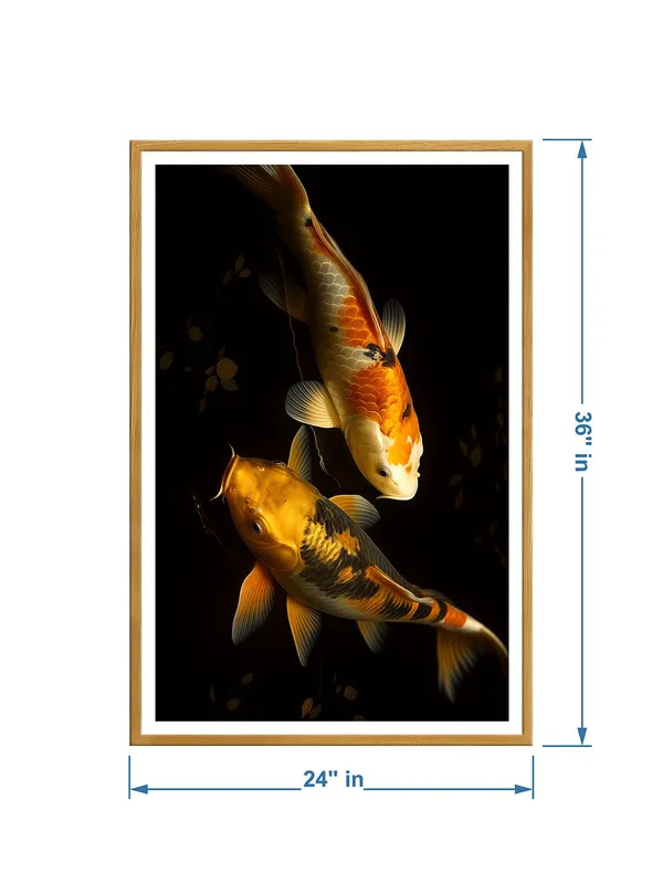 Realistic_Dual_Koi_with_Dramatic_Lighting_|_Box_Fiber_Canvas_Frame_|_24x36_|_Classic_High-Contrast_Fish_Art_GOF24360938