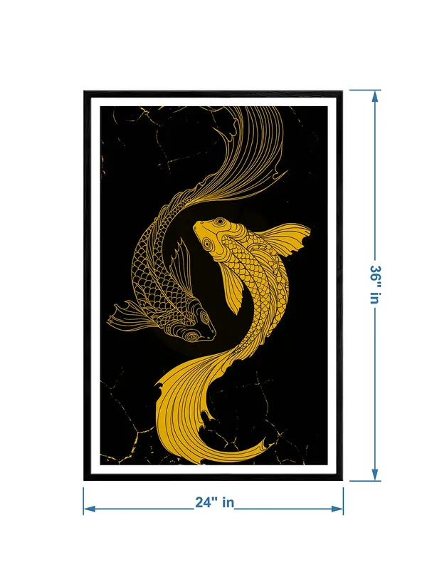 Luxury_Golden_Outline_Koi_Fish_Box_Fiber_Canvas_Painting_Frame_24x36_-_Abstract_Japanese_Wall_Art_BLF24360895