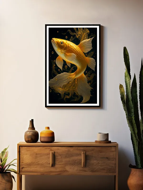 Golden_Betta_Fish_Fantasy_Box_Fiber_Canvas_Painting_Frame_24x36_Inch_-_Decorative_Wall_Art_for_Living_Room_BLF24360894