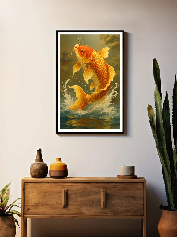 Box_Fiber_Canvas_Painting_Frame_-_Jumping_Koi_Fish_Scene_with_Pagoda_24x36_|_Traditional_Asian_Inspired_Canvas_BLF24360858