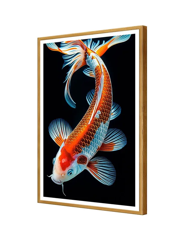 Box_Fiber_Canvas_Painting_Frame_-_High_Definition_Red_and_Blue_Koi_Fish_on_Black_24x36_|_Modern_Japanese_Fish_Wall_Art_GOF24360861