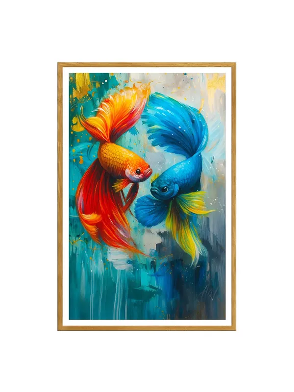 Dual_Betta_Fish_Abstract_Canvas_-_24x36_Box_Fiber_Frame_|_Red_&_Blue_Color_Splash_Painting_|_Energetic_Wall_Art_|_Modern_Aquatic_Decor_GOF24360910