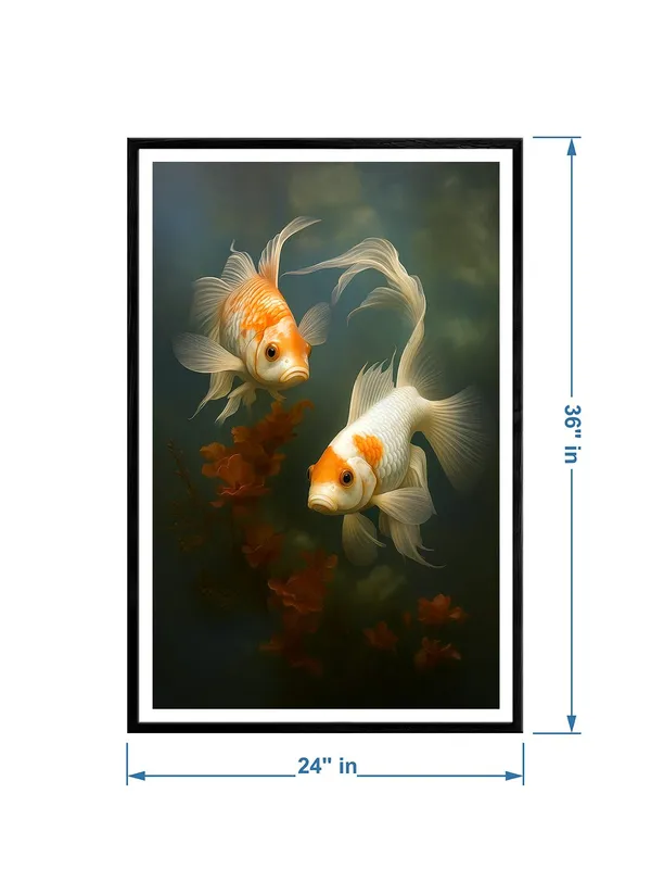 Twin_Koi_Underwater_Canvas_-_24x36_Box_Fiber_Frame_|_Realistic_Goldfish_Duo_|_Calm_Pond_Scene_|_Nature-Inspired_Wall_Art_BLF24360925