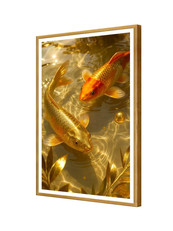Box_Fiber_Canvas_Painting_Frame_-_Realistic_Golden_&_Orange_Koi_Fish_Underwater_Scene_24x36_|_Premium_Aquatic_Wall_Art_GOF24360856