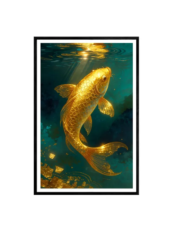 Golden_Koi_Fish_Canvas_-_24x36_Box_Fiber_Frame_|_Underwater_Light_Reflection_Art_|_Prosperity_Wall_Decor_|_Premium_Zen_Artwork_BLF24360911