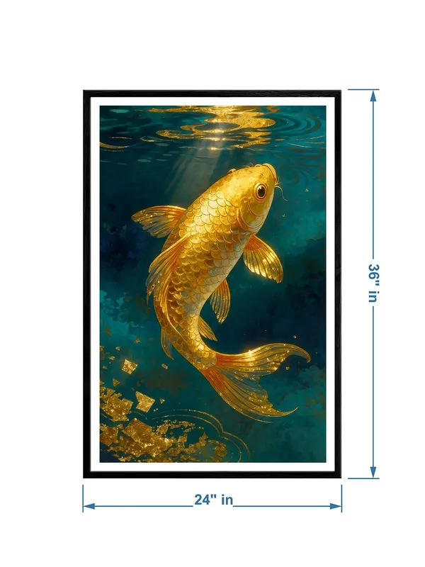 Golden_Koi_Fish_Underwater_Scene_-_24x36_Box_Fiber_Canvas_|_Sunlight_Glow_&_Ripple_Effect_Art_|_Prosperity_Symbolism_Decor_BLF24360909