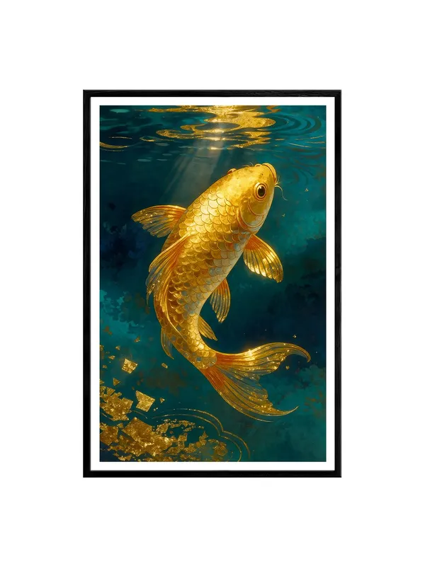 Golden_Koi_Fish_Underwater_Scene_-_24x36_Box_Fiber_Canvas_|_Sunlight_Glow_&_Ripple_Effect_Art_|_Prosperity_Symbolism_Decor_BLF24360909