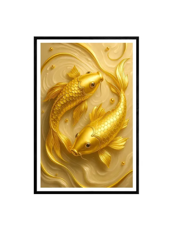 Box_Fiber_Canvas_Painting_Frame_-_Golden_Koi_Fish_Pair_Wall_Art_24x36_|_Elegant_Prosperity_Canvas_D�cor_BLF24360849