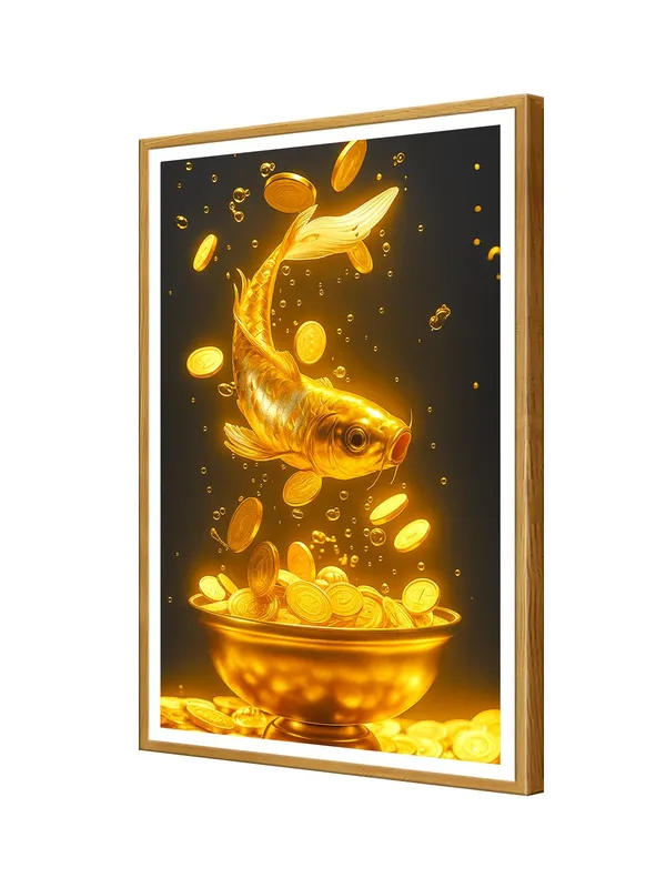 Golden_Koi_&_Coin_Splash_Canvas_-_24x36_Box_Fiber_Frame_|_Radiant_Glow_Wealth_Art_|_Gold_Bowl_Feng_Shui_Decor_|_Prosperity_Symbol_GOF24360923